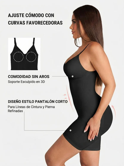Body moldeador de abdomen y efecto de realce de glúteos