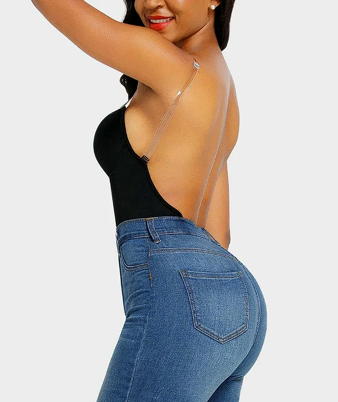 Body Espalda abierta tirantes invisibles